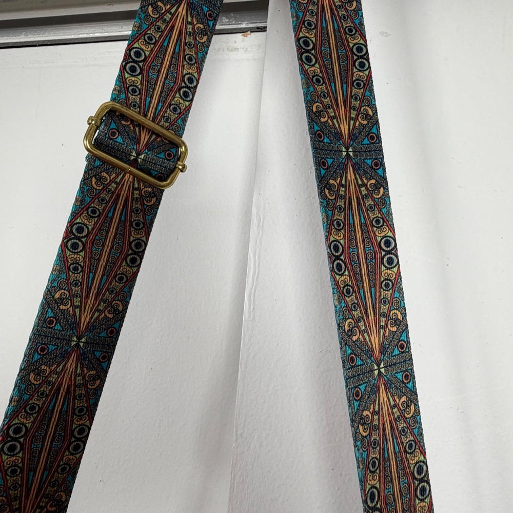 Vintage Aesthetic dark Green Embossed Floral Shoulder Crossbody Bag - Picture 7 of 7